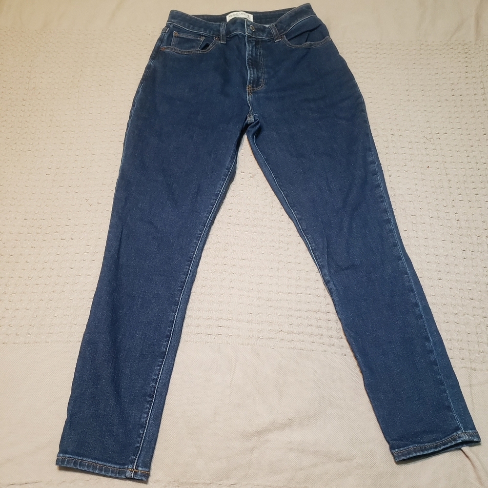 Abercrombie & Fitch Curve Love High Rise Super Skinny Ankle Jeans 28 / 6 R